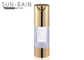 SR-2108G AS material gold airless pump bottle for personal care