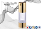 SR-2108G AS material gold airless pump bottle for personal care supplier