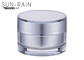 Silver multiple capacity cosmetic cream jars Plastic empty containers SR-2309A supplier