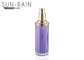 Purple round lotion cosmetic bottle PMMA material 0.18cc SR-2275A pump spray bottle supplier