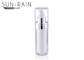Round silver acrylic PMMA body lotion bottle with sprayer pump SR-2277 supplier