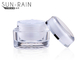Acrylic PMMA round empty cosmetic jars plastic makeup container 15ml 30ml SR-2302A