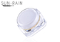 Custom Color Plastic Cosmetic Jars round acrylic jar for skin care use SR-2382