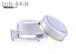 Custom Color Plastic Cosmetic Jars round acrylic jar for skin care use SR-2382
