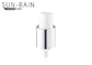 Bottle Pump Tops / Lotion Dispenser Pump silver ergonomic shape for cosmetic bottle SR-0805 supplier