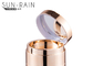 15ml 30ml Acrylic cosmetic cream jars ABS collar gold round bottle cream jar SR-2158