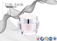 Pink mini cream jar clear plastic cosmetic jars bottle for eye care 15ml 30ml SR-2398A