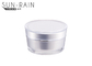Clear empty double wall plastic cosmetic jars cream skin care jar SR2303A