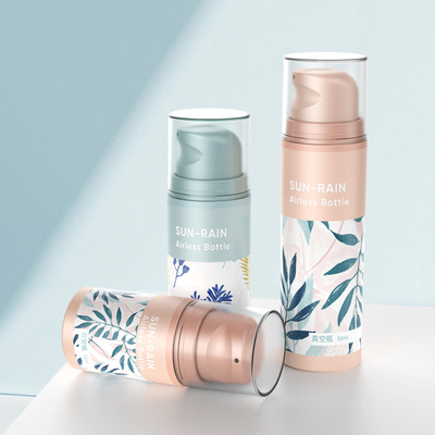 Metal Spring Airless Bottle 15ml 30ml 50ml PP Bottle