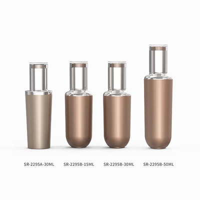 Luxury MS ALU materials 15ml 30ml 50ml cosmetic skincare packaging plastic lotion bottle