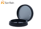 Beauty Cosmetic Plastic Blusher Black ABS Blush Case With Mirror SF0806A supplier