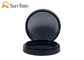 Beauty Cosmetic Plastic Blusher Black ABS Blush Case With Mirror SF0806A