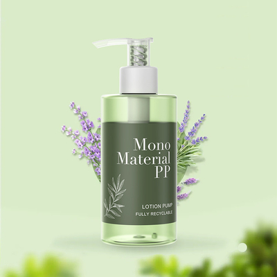 2CC Recyclable 28/410 Eco-Friendly All Plastic Mono Material Lotion Pump For Personal Care Bottles