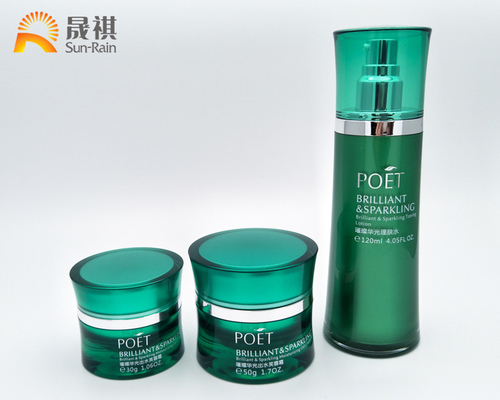 Acrylic Lotion Bottle Empty Cream Jar Cosmetic Packaging Set Bottle