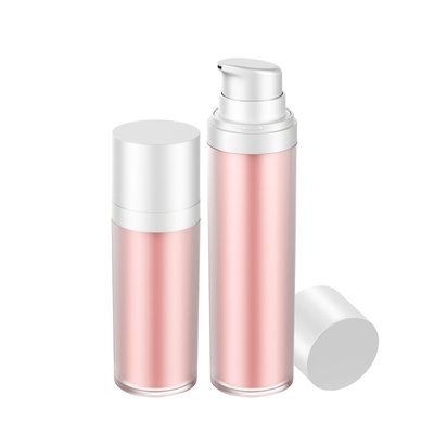 30ml 50ml Pump PET Packaging Cosmetic Replaceable Refillable PET Double Wall Face Cream Bottle