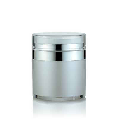 Free Sample 50ml Refillable Airless Pump Bottle For Foundation Serum Lotion