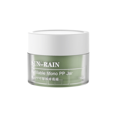 Plastic PP Cosmetic Cream Jars Pots Containers 50ml 100ml 150ml 200ml