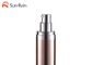 Luxury Petg  Airless Lotion Pump Bottles 30ml 50ml Round Shape For Skin Care supplier