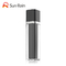30ml 50ml rotate cosmetic empty black airless lotion pump bottles supplier
