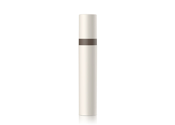 Small narrow airless bottle pp cosmetic sample snap on design