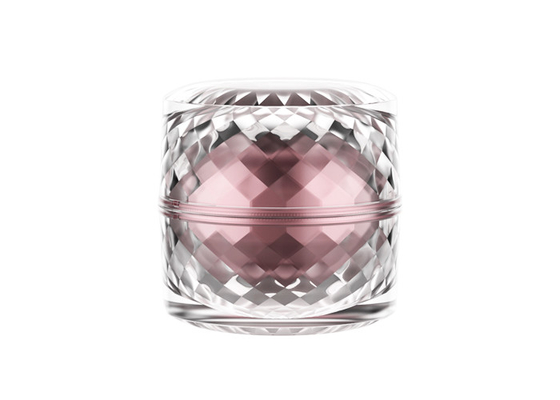 Luxury Diamond Acrylic Cosmetic Bottle And Jar 30ml 15ml