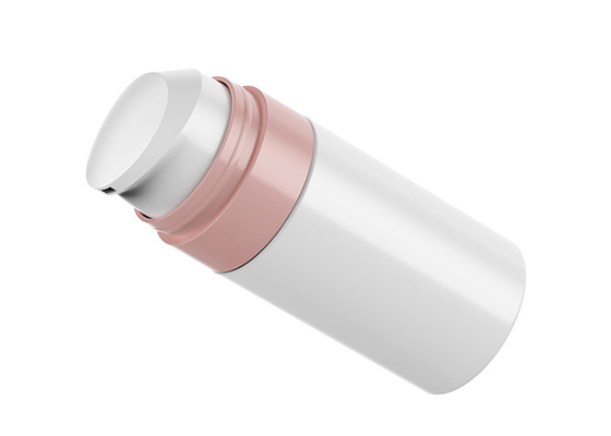 Custom white Double Wall 30g Cosmetic Airless Makeup Pump Bottle